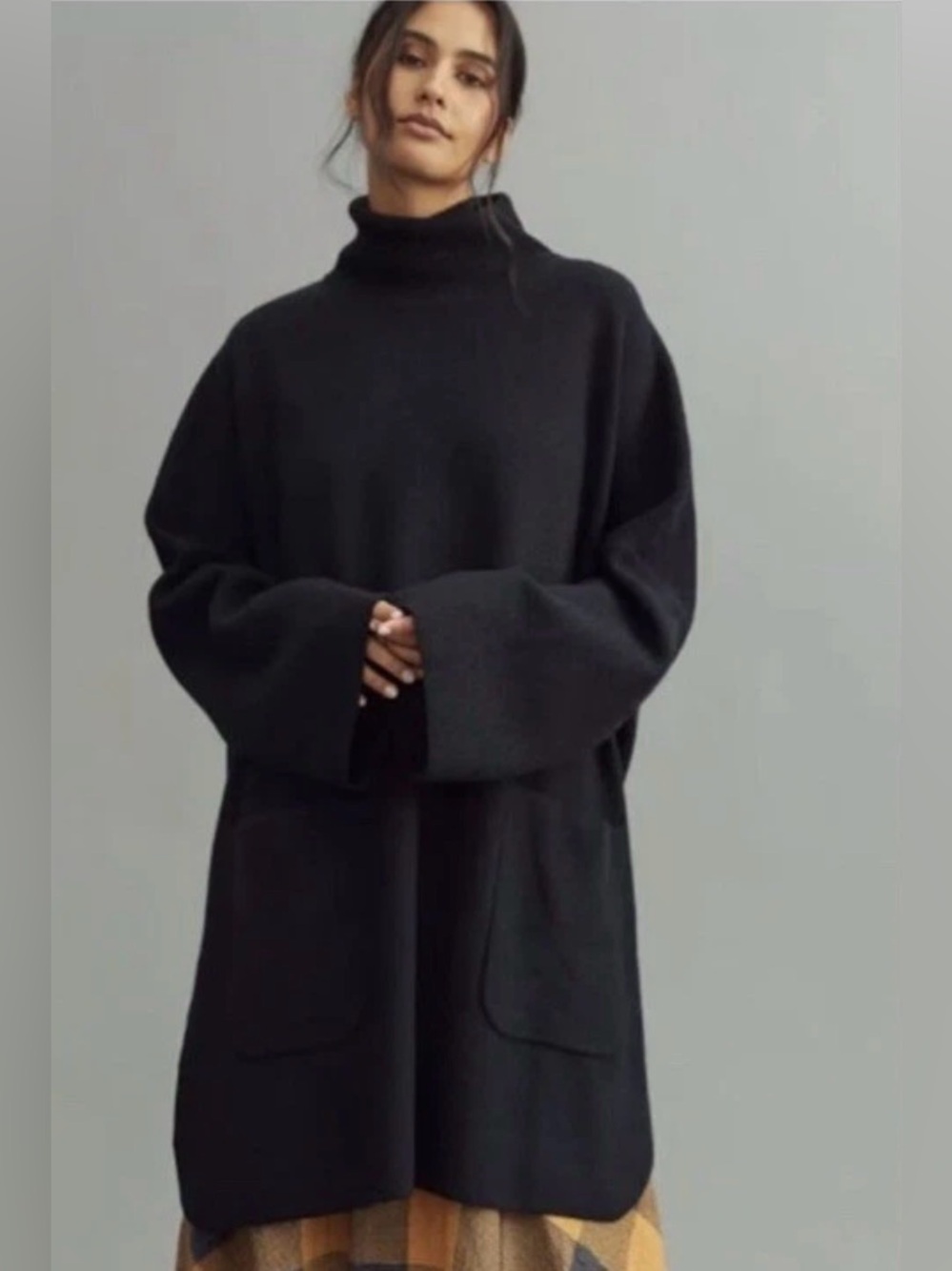 Pilcro by Anthropologie Polyester Turtleneck Sweaters One Size